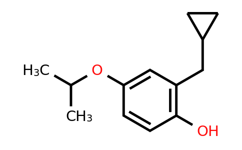 CAS 1243289-96-4 | 2-(Cyclopropylmethyl)-4-isopropoxyphenol