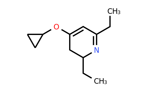 CAS 1243289-97-5 | 4-Cyclopropoxy-2,6-diethyl-2,3-dihydropyridine