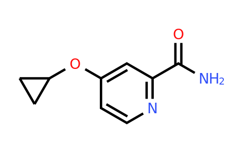 CAS 1243289-98-6 | 4-Cyclopropoxypicolinamide