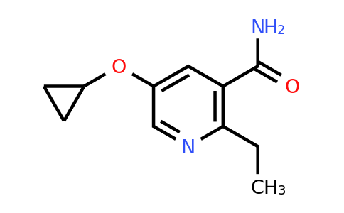 CAS 1243290-01-8 | 5-Cyclopropoxy-2-ethylnicotinamide