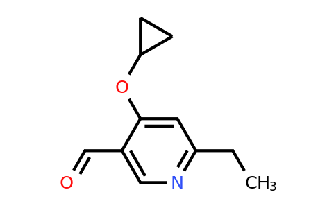 CAS 1243290-07-4 | 4-Cyclopropoxy-6-ethylnicotinaldehyde