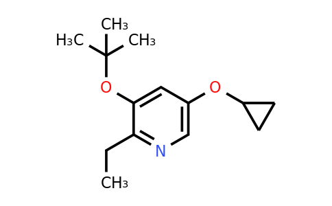 CAS 1243290-08-5 | 3-Tert-butoxy-5-cyclopropoxy-2-ethylpyridine