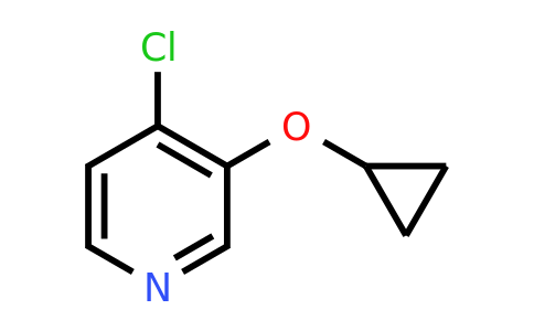CAS 1243290-09-6 | 4-Chloro-3-cyclopropoxypyridine