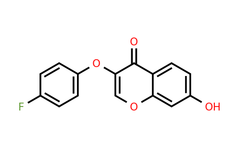 CAS 124330-34-3 | 3-(4-fluorophenoxy)-7-hydroxy-4H-chromen-4-one
