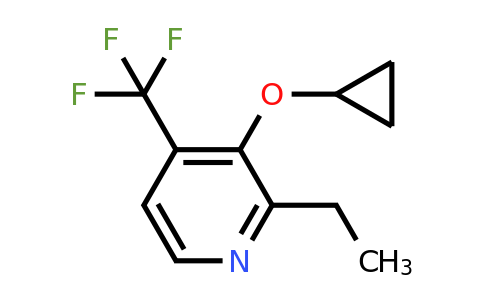 CAS 1243310-41-9 | 3-Cyclopropoxy-2-ethyl-4-(trifluoromethyl)pyridine