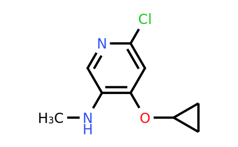 CAS 1243310-42-0 | 6-Chloro-4-cyclopropoxy-N-methylpyridin-3-amine