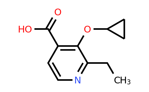 CAS 1243310-45-3 | 3-Cyclopropoxy-2-ethylisonicotinic acid
