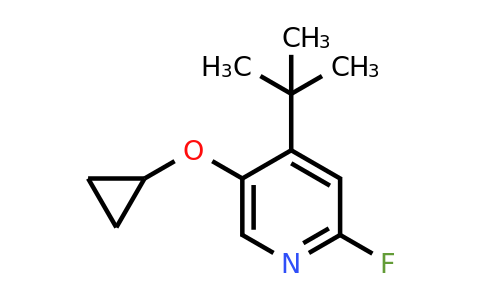 CAS 1243310-46-4 | 4-Tert-butyl-5-cyclopropoxy-2-fluoropyridine