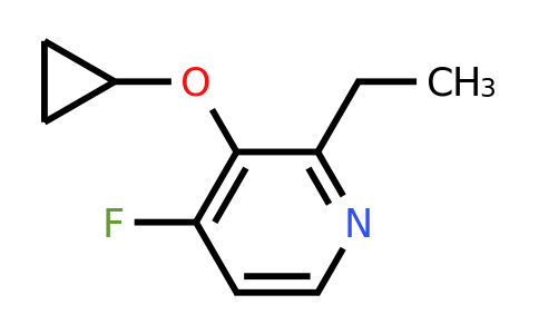CAS 1243310-48-6 | 3-Cyclopropoxy-2-ethyl-4-fluoropyridine