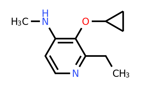 CAS 1243310-51-1 | 3-Cyclopropoxy-2-ethyl-N-methylpyridin-4-amine