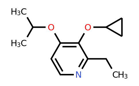 CAS 1243310-58-8 | 3-Cyclopropoxy-2-ethyl-4-isopropoxypyridine
