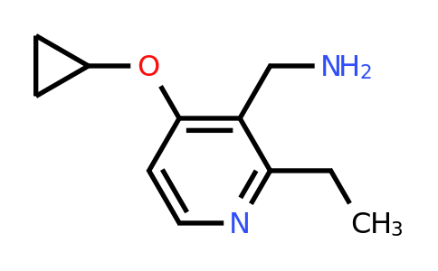 CAS 1243310-63-5 | (4-Cyclopropoxy-2-ethylpyridin-3-YL)methanamine