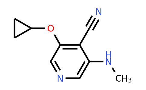 CAS 1243310-64-6 | 3-Cyclopropoxy-5-(methylamino)isonicotinonitrile