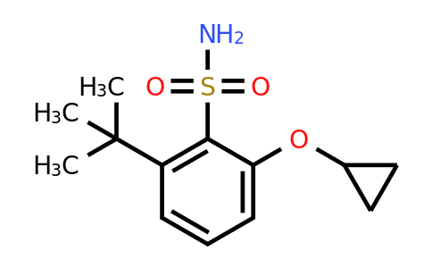 CAS 1243310-67-9 | 2-Tert-butyl-6-cyclopropoxybenzenesulfonamide
