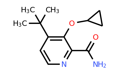 CAS 1243310-75-9 | 4-Tert-butyl-3-cyclopropoxypicolinamide