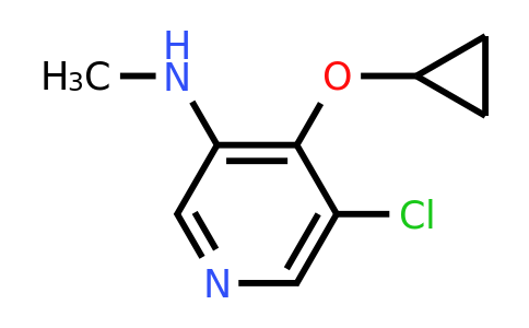 CAS 1243310-95-3 | 5-Chloro-4-cyclopropoxy-N-methylpyridin-3-amine