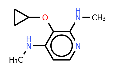 CAS 1243310-98-6 | 3-Cyclopropoxy-2-N,4-N-dimethylpyridine-2,4-diamine