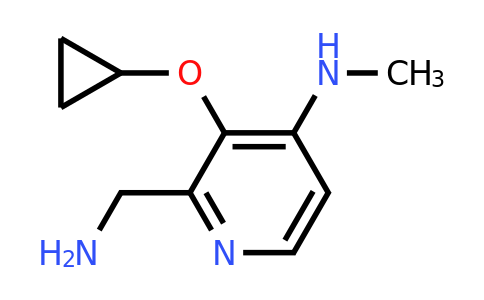 CAS 1243311-03-6 | 2-(Aminomethyl)-3-cyclopropoxy-N-methylpyridin-4-amine