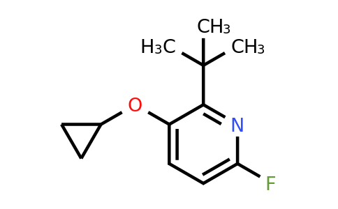 CAS 1243311-04-7 | 2-Tert-butyl-3-cyclopropoxy-6-fluoropyridine