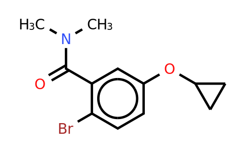 CAS 1243311-06-9 | 2-Bromo-5-cyclopropoxy-N,n-dimethylbenzamide