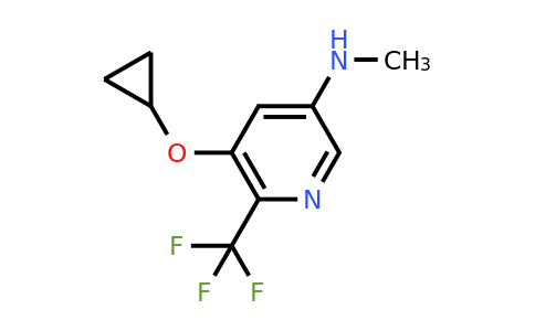 CAS 1243311-13-8 | 5-Cyclopropoxy-N-methyl-6-(trifluoromethyl)pyridin-3-amine