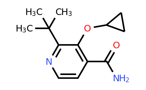 CAS 1243311-20-7 | 2-Tert-butyl-3-cyclopropoxyisonicotinamide