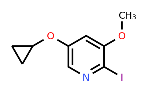 CAS 1243311-21-8 | 5-Cyclopropoxy-2-iodo-3-methoxypyridine