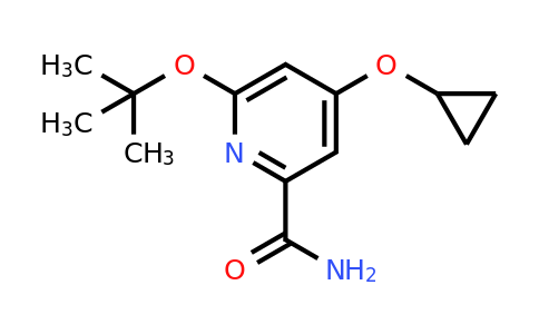CAS 1243311-23-0 | 6-Tert-butoxy-4-cyclopropoxypicolinamide