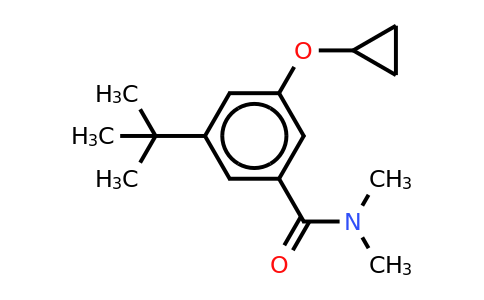CAS 1243311-26-3 | 3-Tert-butyl-5-cyclopropoxy-N,n-dimethylbenzamide