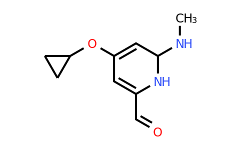 CAS 1243311-27-4 | 4-Cyclopropoxy-6-(methylamino)-1,6-dihydropyridine-2-carbaldehyde