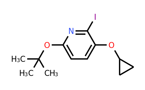 CAS 1243311-28-5 | 6-Tert-butoxy-3-cyclopropoxy-2-iodopyridine
