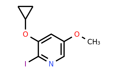 CAS 1243311-30-9 | 3-Cyclopropoxy-2-iodo-5-methoxypyridine