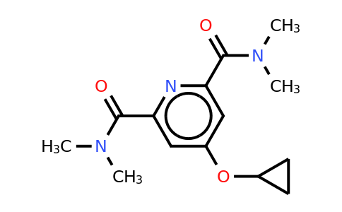 CAS 1243311-32-1 | 4-Cyclopropoxy-N2,N2,N6,N6-tetramethylpyridine-2,6-dicarboxamide