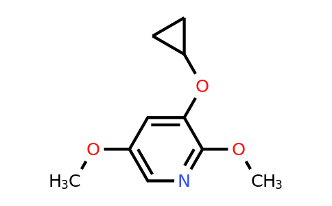 CAS 1243311-33-2 | 3-Cyclopropoxy-2,5-dimethoxypyridine