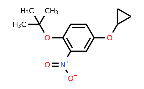CAS 1243311-34-3 | 1-Tert-butoxy-4-cyclopropoxy-2-nitrobenzene