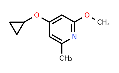 CAS 1243311-37-6 | 4-Cyclopropoxy-2-methoxy-6-methylpyridine