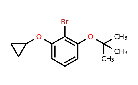 CAS 1243311-39-8 | 2-Bromo-1-tert-butoxy-3-cyclopropoxybenzene