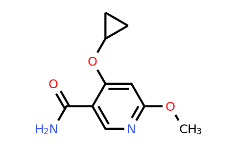 CAS 1243311-41-2 | 4-Cyclopropoxy-6-methoxynicotinamide