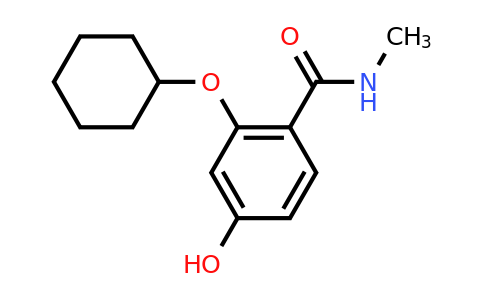 CAS 1243311-43-4 | 2-(Cyclohexyloxy)-4-hydroxy-N-methylbenzamide