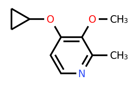 CAS 1243311-45-6 | 4-Cyclopropoxy-3-methoxy-2-methylpyridine