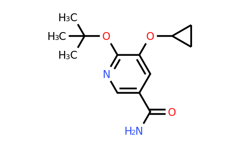 CAS 1243311-48-9 | 6-Tert-butoxy-5-cyclopropoxynicotinamide