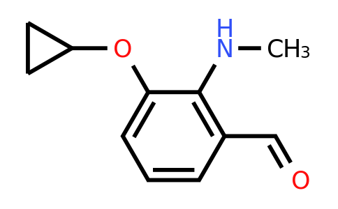CAS 1243311-50-3 | 3-Cyclopropoxy-2-(methylamino)benzaldehyde