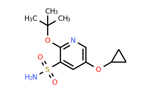 CAS 1243311-52-5 | 2-Tert-butoxy-5-cyclopropoxypyridine-3-sulfonamide