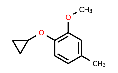 CAS 1243311-53-6 | 1-Cyclopropoxy-2-methoxy-4-methylbenzene
