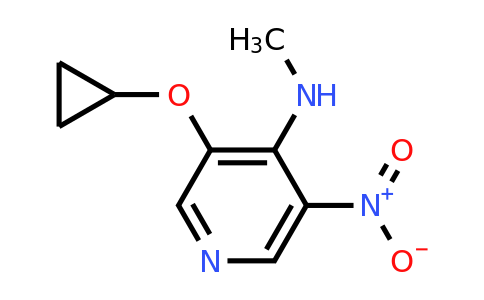 CAS 1243311-55-8 | 3-Cyclopropoxy-N-methyl-5-nitropyridin-4-amine