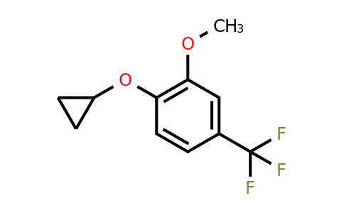CAS 1243311-56-9 | 1-Cyclopropoxy-2-methoxy-4-(trifluoromethyl)benzene