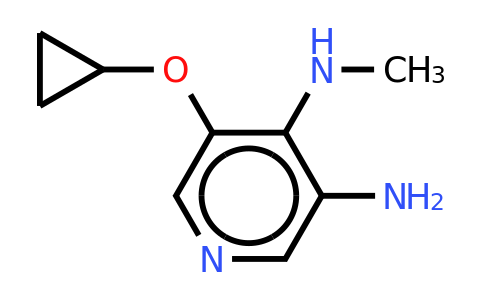 CAS 1243311-58-1 | 5-Cyclopropoxy-4-N-methylpyridine-3,4-diamine