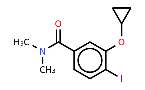 CAS 1243311-61-6 | 3-Cyclopropoxy-4-iodo-N,n-dimethylbenzamide