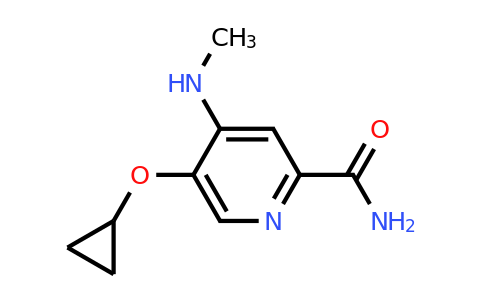 CAS 1243311-62-7 | 5-Cyclopropoxy-4-(methylamino)picolinamide