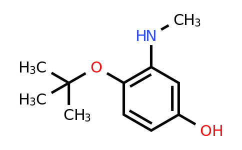 CAS 1243311-64-9 | 4-(Tert-butoxy)-3-(methylamino)phenol